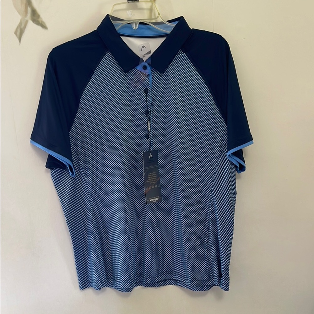 Head Rosee Style Dress Blue Color Athletic Golf Polo Shirt